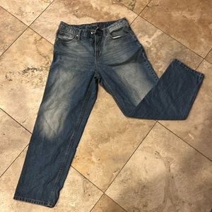 blue jeans from target high rise dad jeans